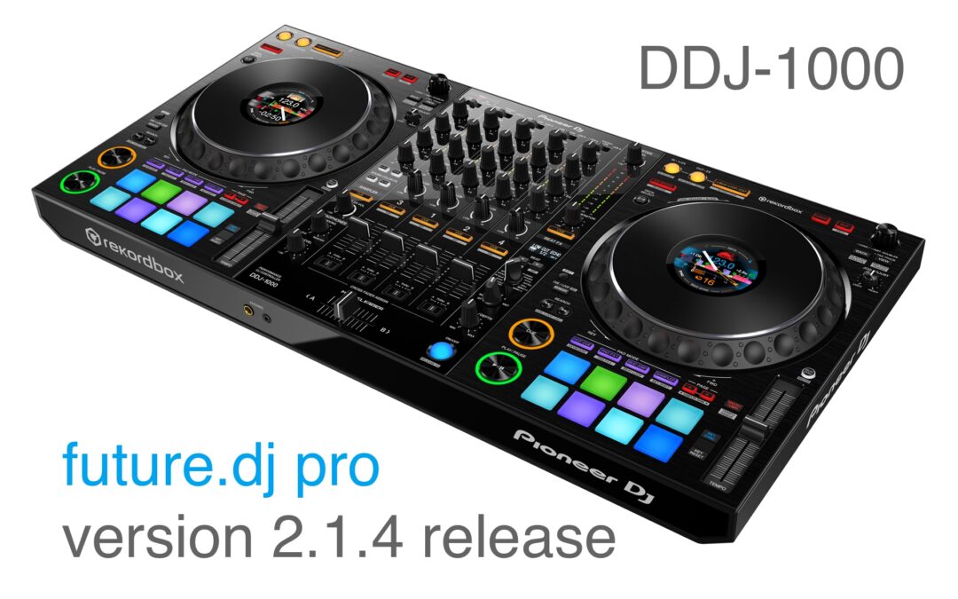 Pioneer DDJ-1000 / 1000SRT, DDJ-800 in future.dj pro 2.1.4